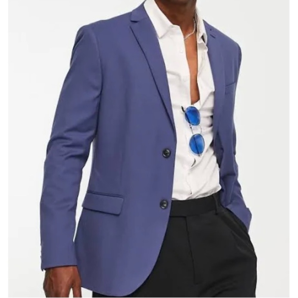 BANDO SLIM SUIT JACKET IN NAVY - CHEST 38 REGULAR